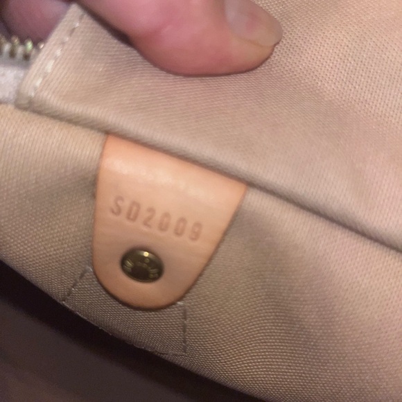 ❤️ LOUIS VUITTON Speedy Bandoulière 30 handbag Damier Azur canvas. 👜 - Picture 10 of 16